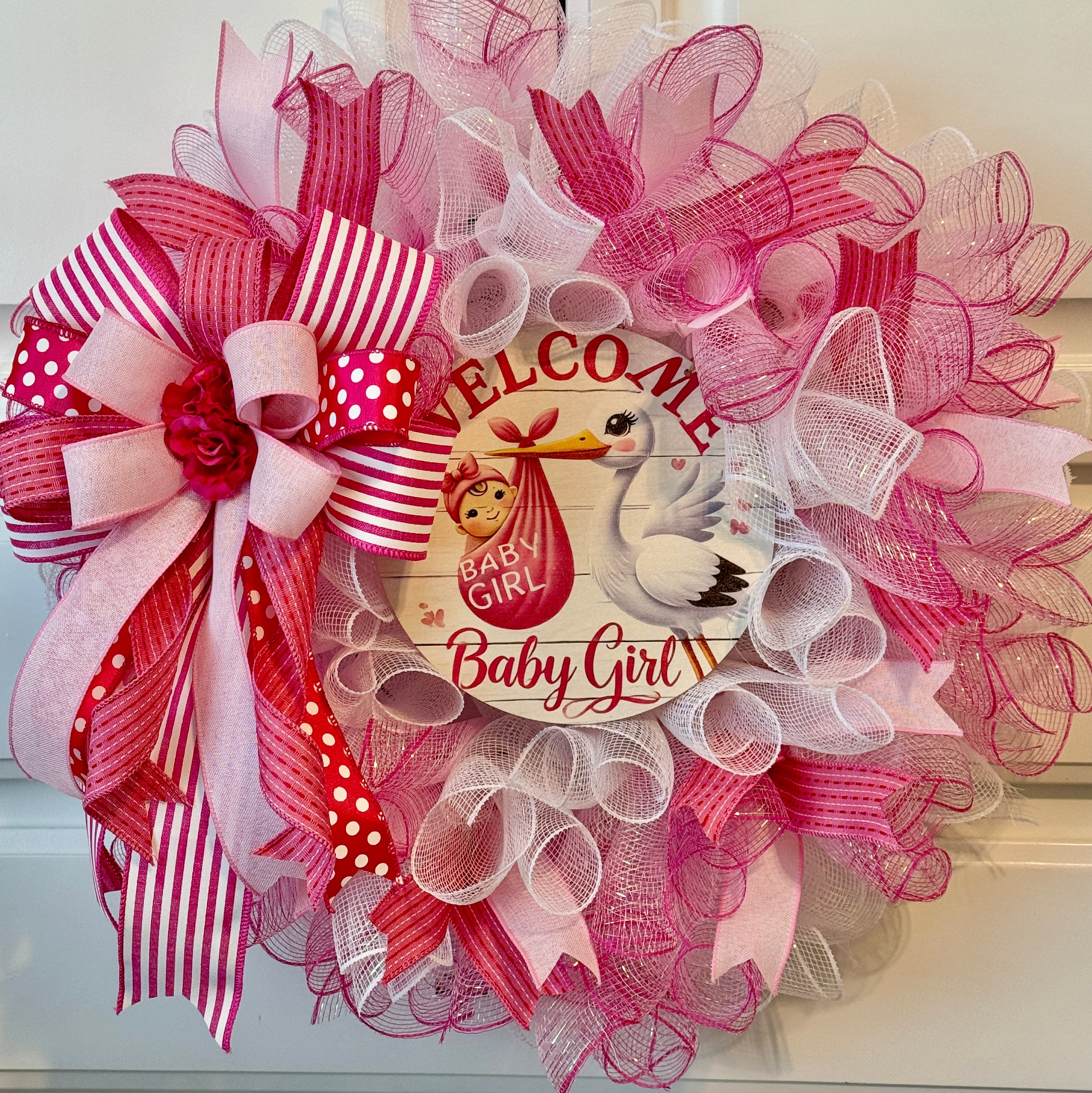 🌸It’s a Girl 💕 Wreath