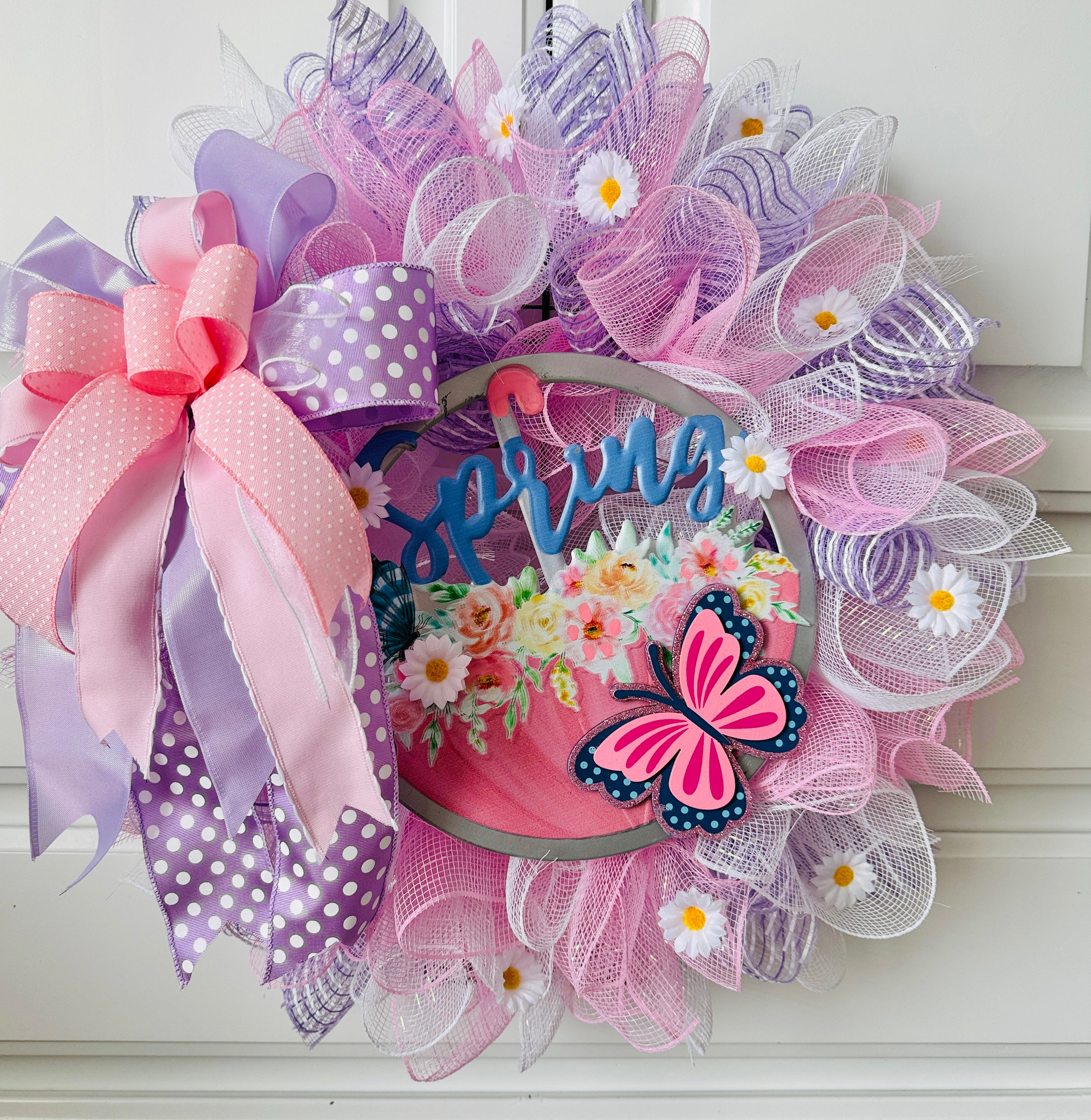 The Enchanted Butterfly Spring Wreath