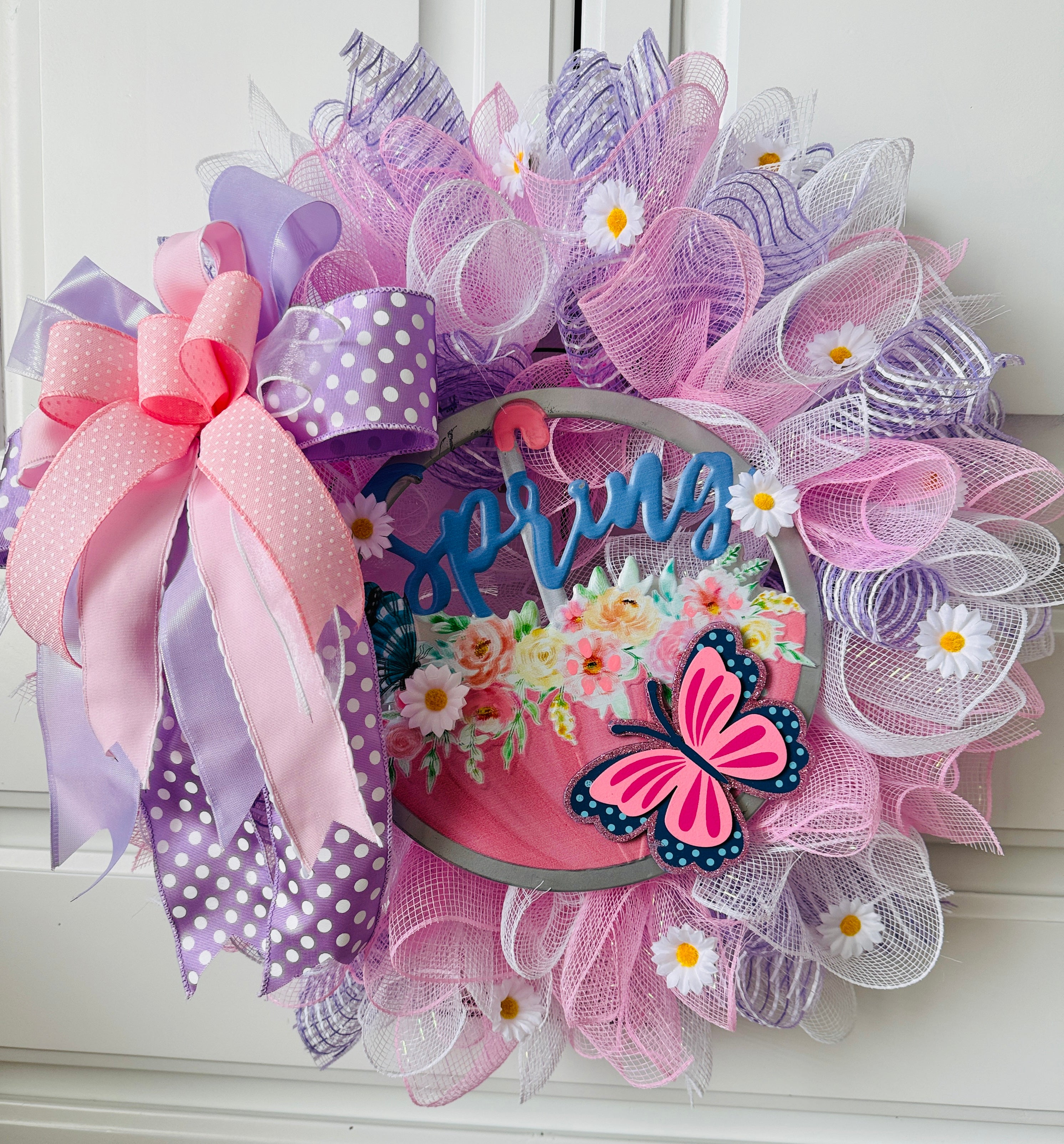 The Enchanted Butterfly Spring Wreath