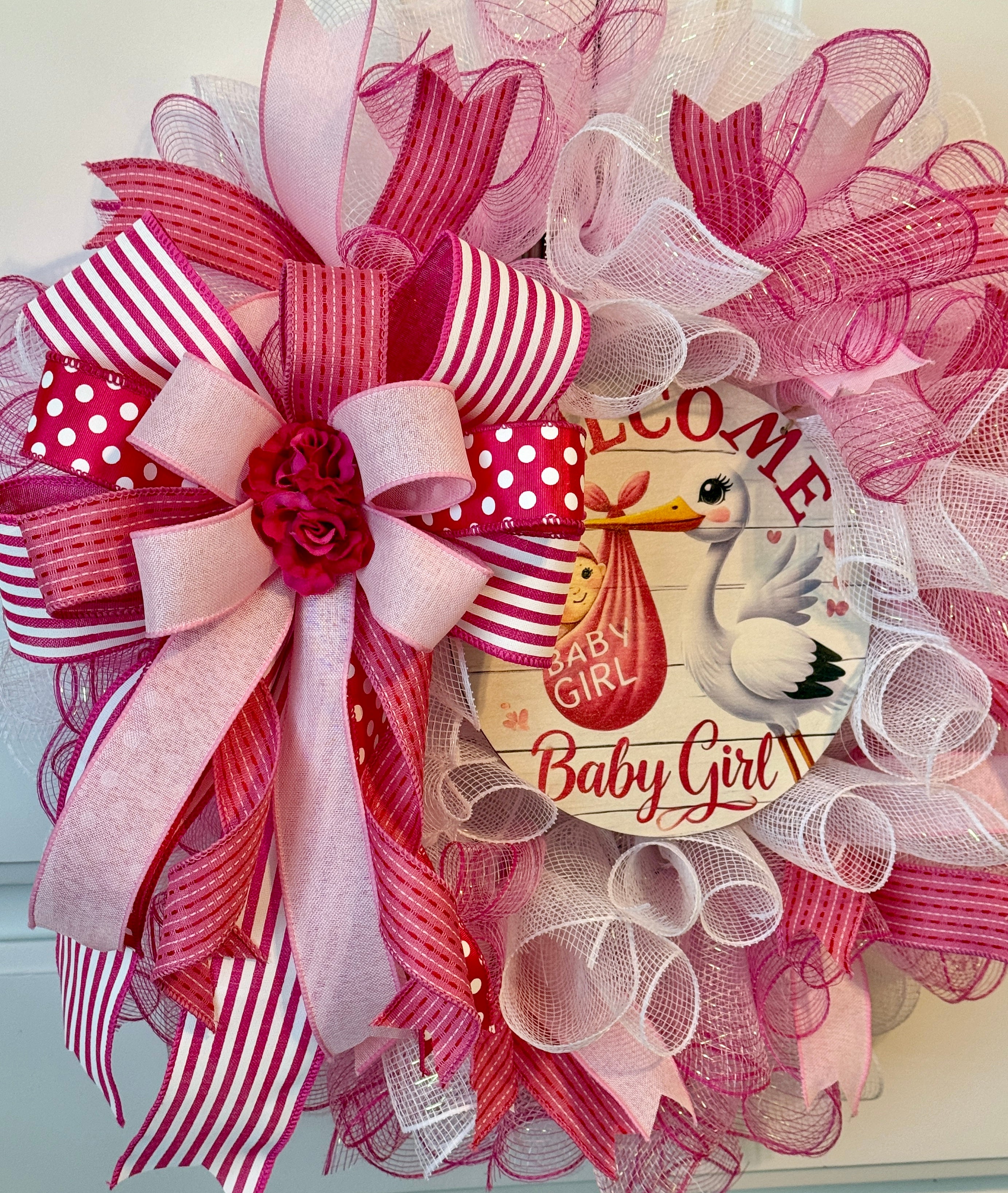 🌸It’s a Girl 💕 Wreath
