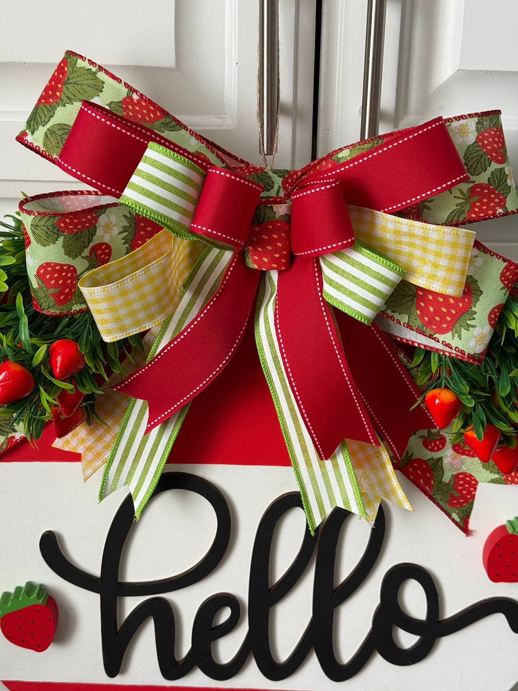 The Sweet Strawberry Welcome Sign