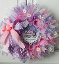 🌸Beautiful welcome front door wreath🌸