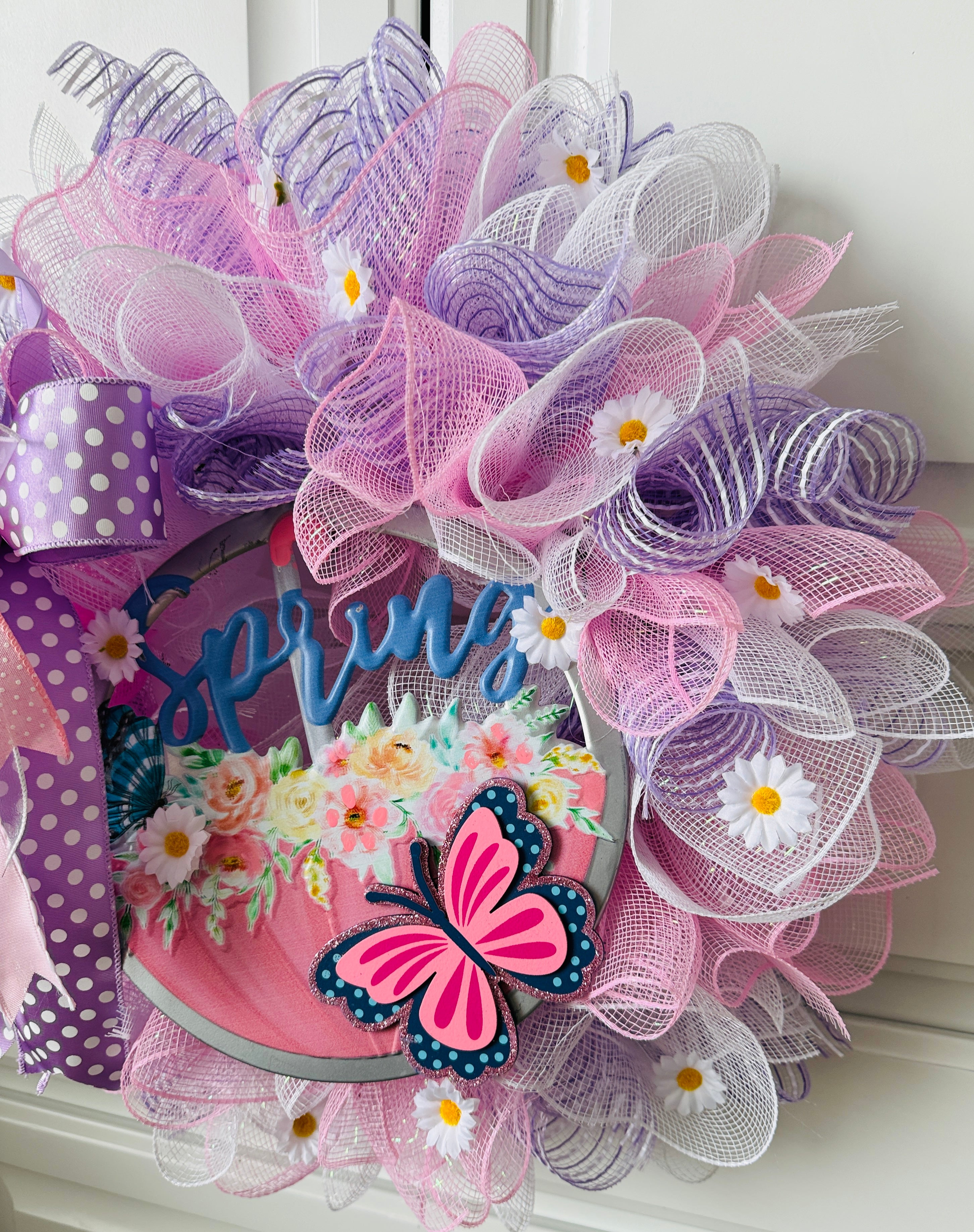 The Enchanted Butterfly Spring Wreath