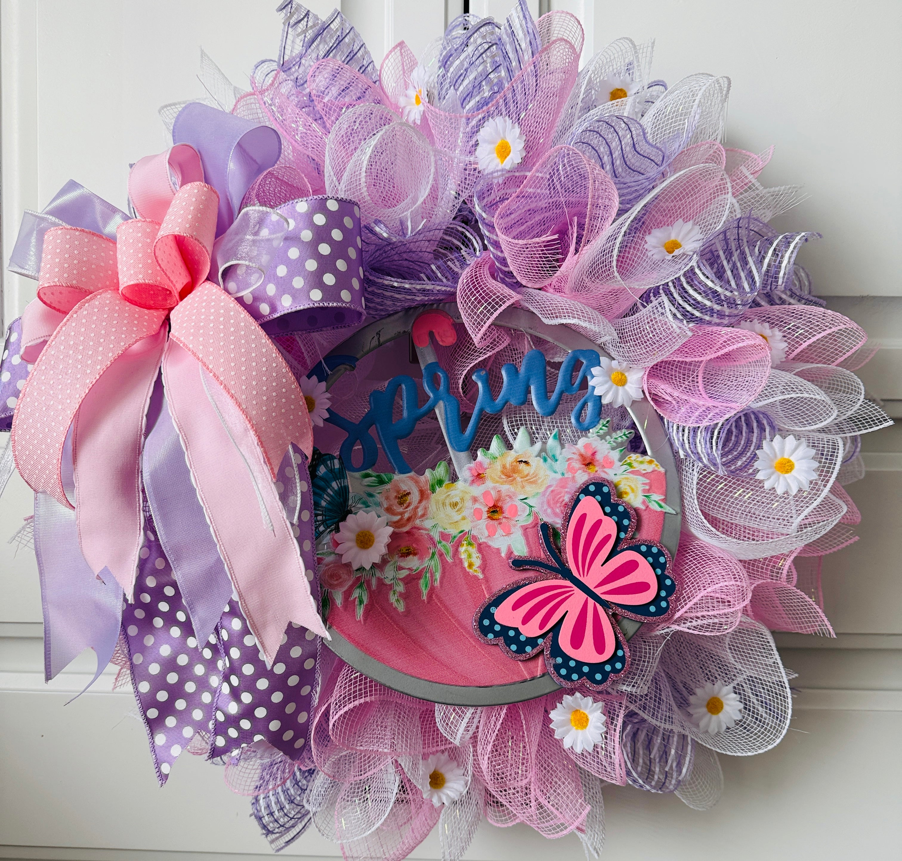 The Enchanted Butterfly Spring Wreath
